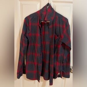 Weatherproof Vintage Red and Blue Plaid Shirt